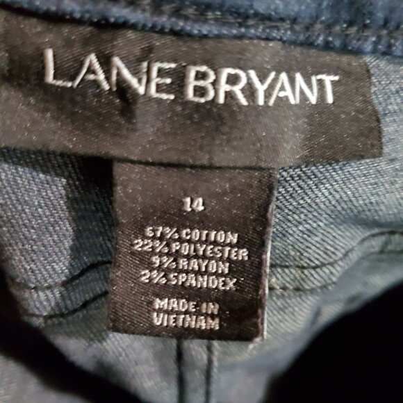 Lane Bryant Jeans Womens 14 Blue Stretch Skinny Denim - Picture 2 of 8